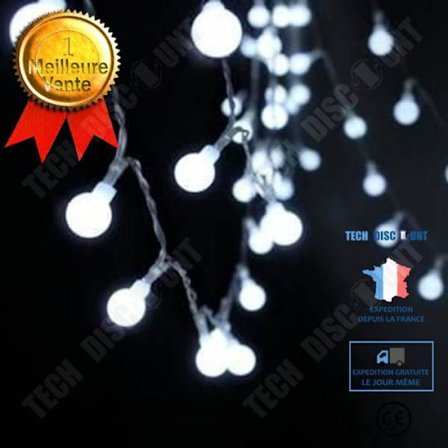 LED Ljusgirlang - TD - Frostade Bollar - 40 Bollar - 6 m - Batteri