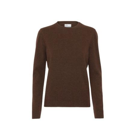 Colorful Standard, Round-neck Knitwear Bruin, Dames, Maat:M