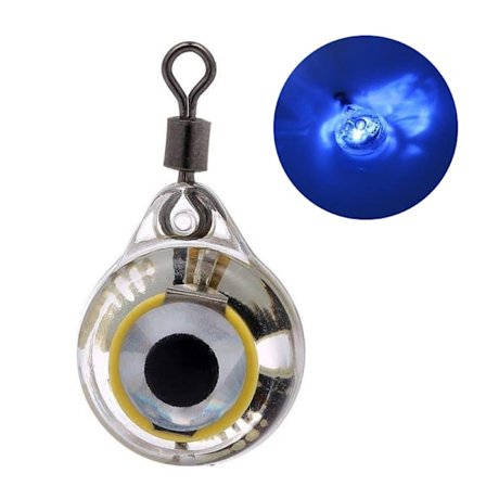 LED Fishing Lure Nattljus Batteridriven glöd under vattnet lockar fisklampa fiskebete
