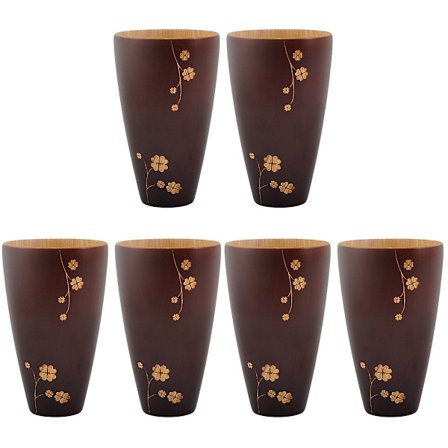 6 stk. 16-trådet ensfarvet strikkeuld bomulds groft garn vævede materialer