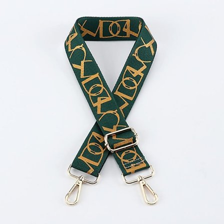 Färgglad justerbar axelrem för axelväska, bärväskor och handväskor, blommönster, 80-140 cm