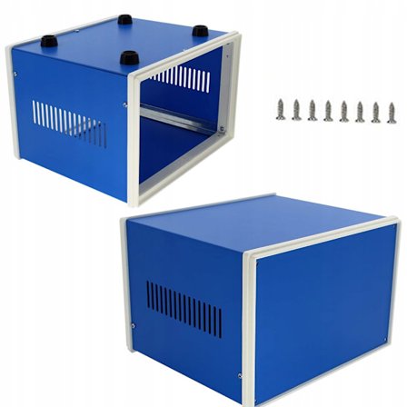 Metalhus Bla 120x320x268mm – Holdbar Konstruktion | Antistatisk Beskyttelse | Til Elektronikprojekter