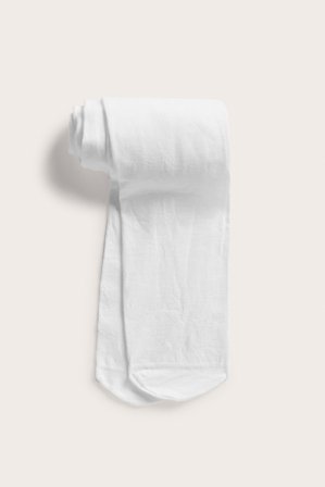 Kappahl | Strumpbyxor i bomullsmix Vit 134/140 | Vit