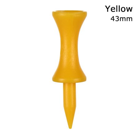 Golf Tees Golfer Ball Tees Hållare GUL 43MM - spot sales