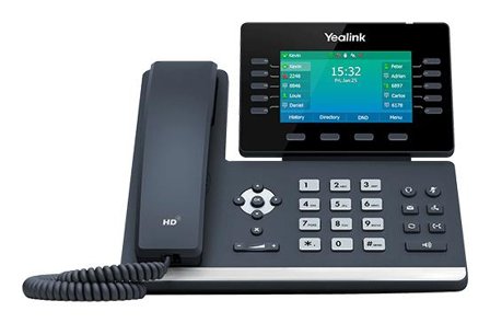 YEALINK SIP-T54W - VoIP-telefon - med Bluetooth-grensesnitt med anrops-ID - treveis anropskapasitet