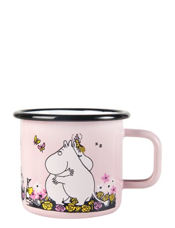 Muurla Moomin Enamel Mug 37Cl - Pink - 37 CL