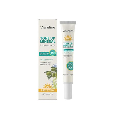 Viareline Ljusnande Skyddslotion Återfuktande Uppfriskande Mild Hudvård Återfuktande Närande Ljusnande Hud