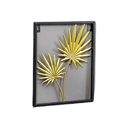 Metalblad ophæng, vægdekoration, solblade