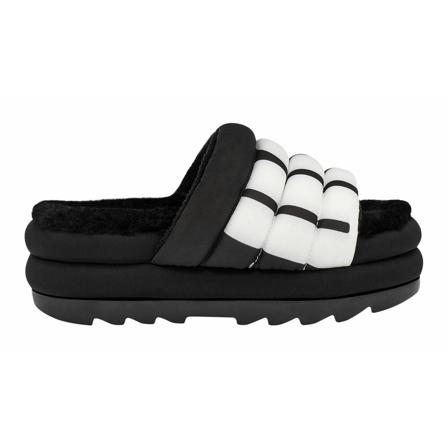 Ugg, Maxi Slide Czarny, Kobieta, Rozmiar: 39 EU