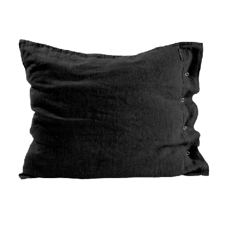 Lovely Linen Örngott i tvättat Lin Unisex Grå 50x60