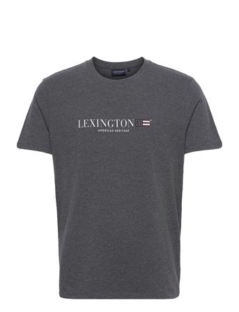 Max Printed Tee Grey Lexington Clothing