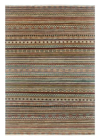 Hand Knotted Gabbeh Modern Rug 194X288 Wool