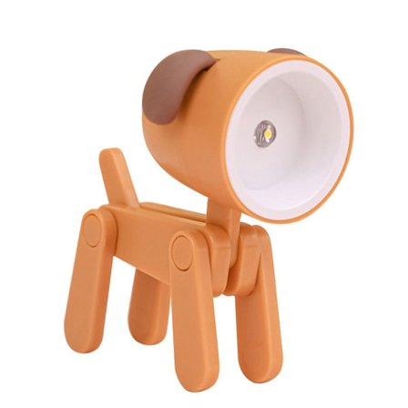 LED Nattlampor Tecknad Bordslampa ORANGE VALP