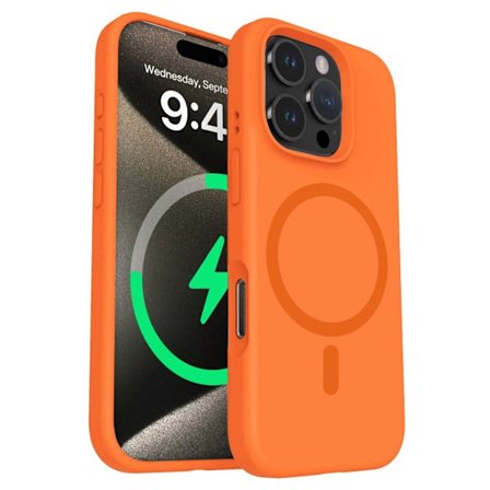 iPhone 16 Pro Max silicone case - Orange