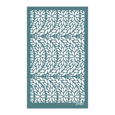 Silketrykk-sjablonger for leire, gjenbrukbare silketrykk for leire smykker, DIY kunst og håndverk, ørepynt, forsyninger - SY061