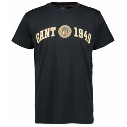 Gant - T-shirts - Svart - Herr - Storlek: M, Herr, Storlek: M
