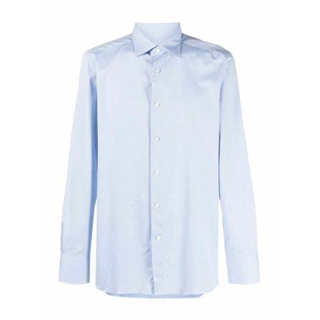 Ermenegildo Zegna, Formal Shirts Blauw, Heren, Maat:L