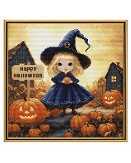 Stickset Leinwand Happy Halloween