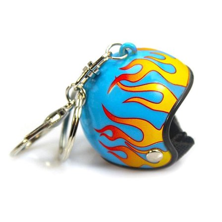 Nøkkelring - Kul motorsykkelhjelm - Velg motiv