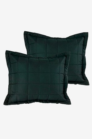 Jotex - Set Van 2 Kussenhoezen 50x60 Cm Zwart Zwart - MATILDA - Koop Sierkussens & hoezen bij Jotex