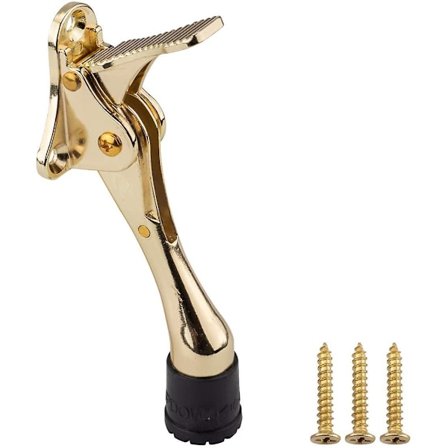 2pcs 10 Cm Kick Door Stop, Satin Nickel