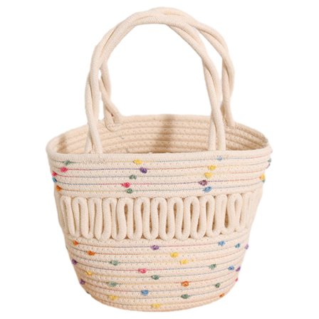 Puuvillakassi Rantakassi Tote-laukku Olkalaukku Sisätaskulla Käsilaukku Satchel Crossbody-laukku Lompakot