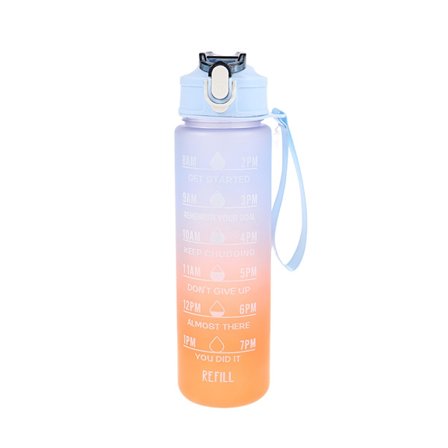 900ML Sports vannflaske Lekkasjesikker flaske Drikking utendørs Trav - Perfekt