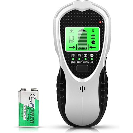 Professionel 4 i 1 ledningsfinder vægfinder med HD LCD-skærm, ledningsfinder til træbolte, strømførende ledninger og metalrør