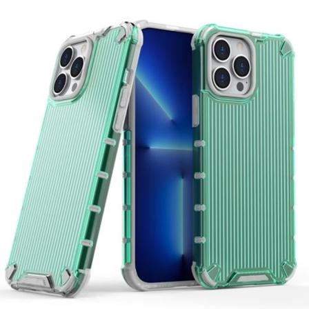 Iphone 12 / 12 Pro Skal Shockproof Resväska Design Grön