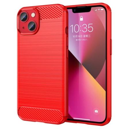 Carbon Flex etui - iPhone 14 Plus - Rød Red