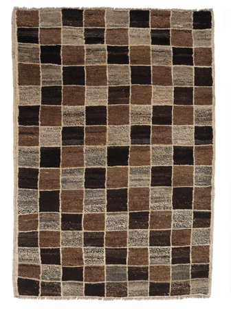 Moroccan Berber - Afghanistan Matto 125X176 Musta/Ruskea Villa, Afganistan