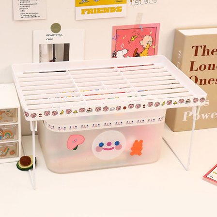 Kokoontaitettava pöytähylly, tilaa säästävä kotitoimiston säilytysteline kerroksittain, asuntolan toimistokouluun, suuri 31x20x16cm / 12.2x7.9x6.3in