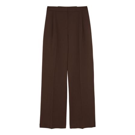 Patrizia Pepe Straight Byxor brun, Dam Byxor, Dam, Storlek: XS