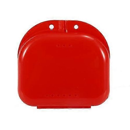 6 Farver Dental Retainer Ortodontisk Mundbeskytter Gebis Opbevaringsæske Boks Plastik Oral Hygiejne