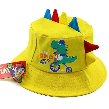 Ny Dinosaurie Barn Utomhus UV-skydd Strandhatt Pojkar Flickor Hattar 3-8 År[D]