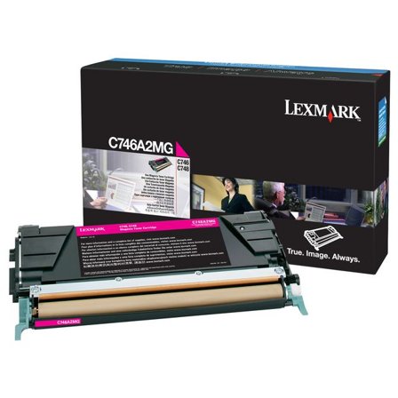 LEXMARK Toner C746A1MG magenta - Lyreco - Toner och bläck - Tonerkassetter - Toner Lexmark