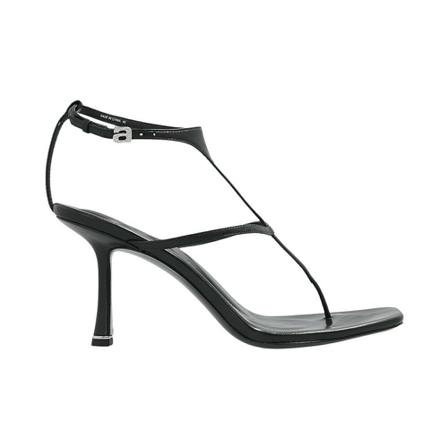 Alexander Wang, Skylar heeled sandals Zwart, Dames, Maat:38 EU,leer