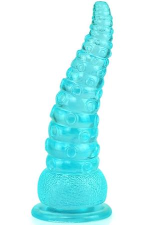 ToppedMonster Winkle Dildo Turquoise 23 cm Monster dildo - Blushme.se