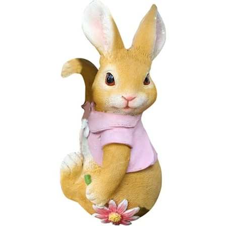 Søt Kanin Ornament, Utendørs Hage Kanin Statue Dekorasjon, Hage Liten Dyr Kanin Dekorasjon