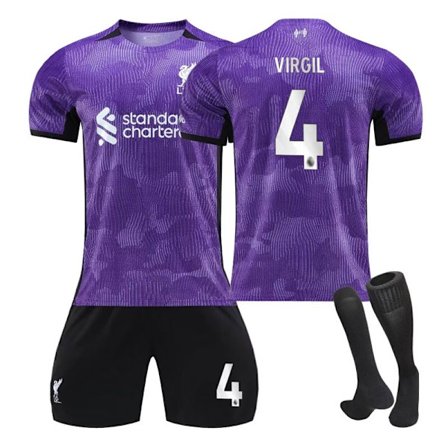 2324 Liverpool 2. drakt bortetreningsett Jersey Sports Team Uniform Herre- og damefotballuniform
