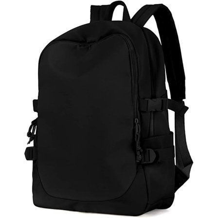 14-tommers Laptop Rum - Unisex Rygsæk - Dame Rejserygsæk - Vandtæt Rygsæk (Velegnet til Udendørs Sport) - Sort