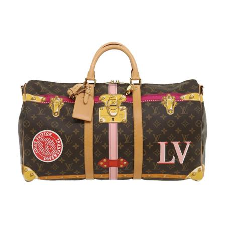 Louis Vuitton Vintage, Weekend Bags Bruin, Dames, Maat:ONE Size
