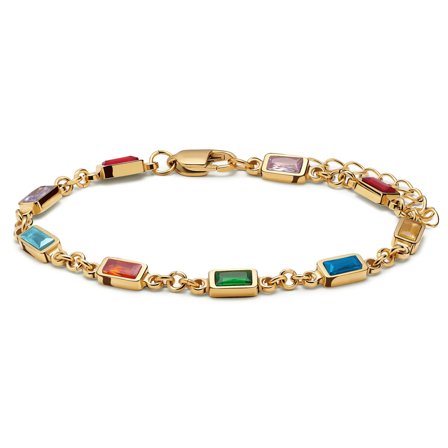 Prism | Bracelet couleur or avec pierres en cristal multicolore pour hommes - Bracelets avec pierres - pour Hommes - Arkai