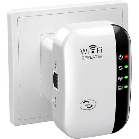 2025 Senaste Modell 2025 Snabbaste WiFi-förlängare, WiFi-repeater, WiFi-booster, täcker upp till 465 m² och 50 enheter, Internet Booster - med