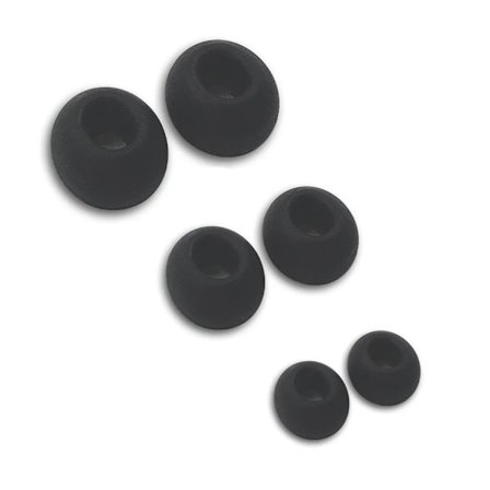 Original Öronkuddar Till Apple AirPods Pro - 3 Olika Strl S/M/L - Passar alla Airpods Pro modeller - Svart