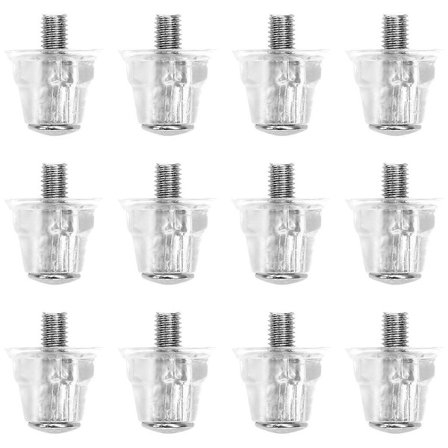 12 stk. fodboldstøvler knopper sko knop udskift komponent sportstilbehør fodboldsko pigge med skruenøgle 15 mm