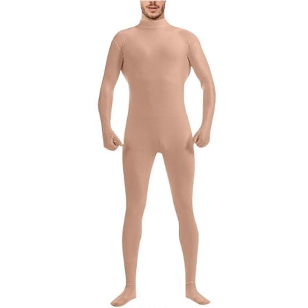 Helkropps Spandex Dansdräkt med Enfärgad Åtsittande Jumpsuit för Män och Kvinnor