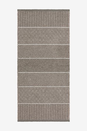 Horredsmattan - Carpet Alice - Grå - Bomulds- & kludetæpper - 70X150 - Fra Homeroom