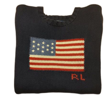 Mörkblå USAtröja från Ralph Lauren