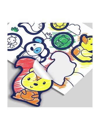 SES Creative My First - Colouring Stickers - Multi/patterned - ONE SIZE